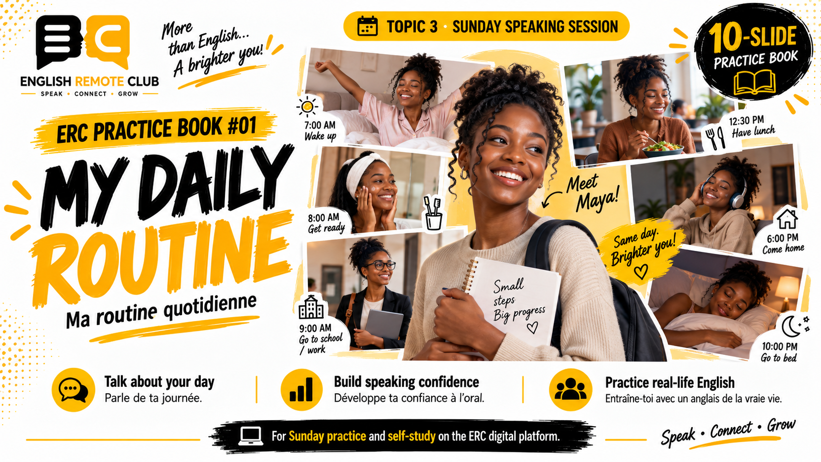 ERC Practice Book #01: My Daily Routine